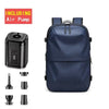 Backpack Man Travel Vacuum Compression with Electric Pump 17In Laptop Bag Waterproof Storage Expandable Fashion Casual Back Pack