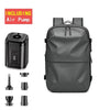 Backpack Man Travel Vacuum Compression with Electric Pump 17In Laptop Bag Waterproof Storage Expandable Fashion Casual Back Pack