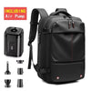 Backpack Man Travel Vacuum Compression with Electric Pump 17In Laptop Bag Waterproof Storage Expandable Fashion Casual Back Pack