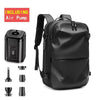 Backpack Man Travel Vacuum Compression with Electric Pump 17In Laptop Bag Waterproof Storage Expandable Fashion Casual Back Pack